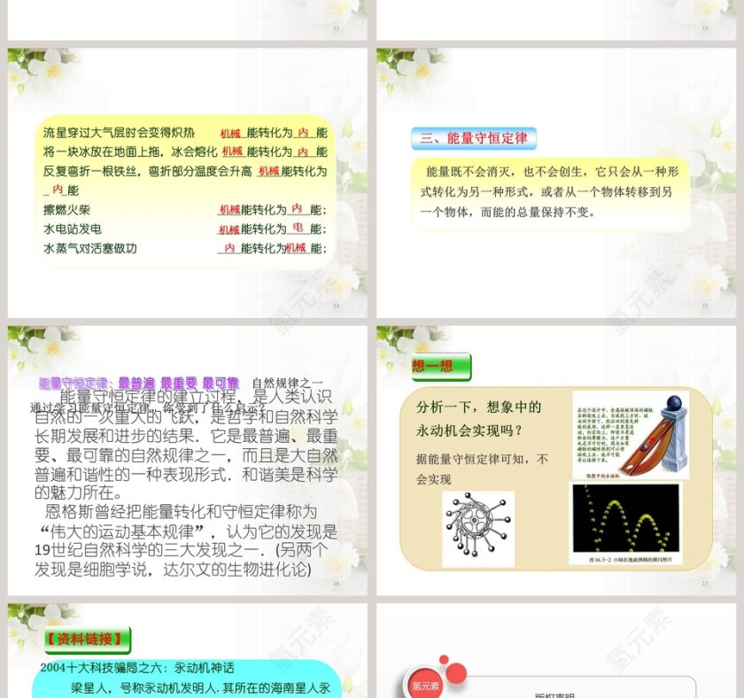 1能量的转化和守恒第十九章 热和能教学ppt课件第4张