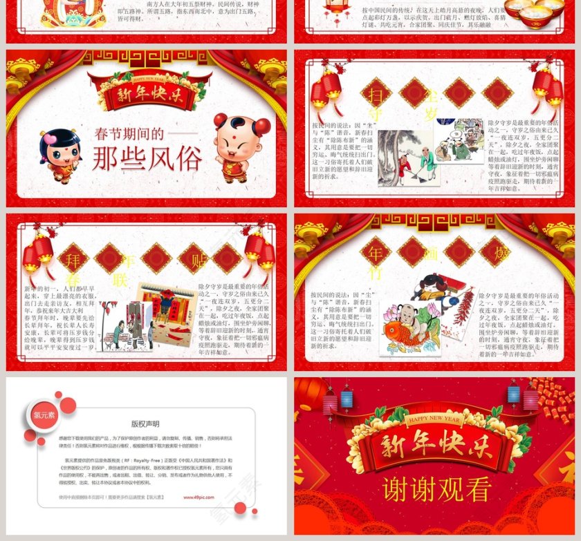 春节习俗文化PPT第4张