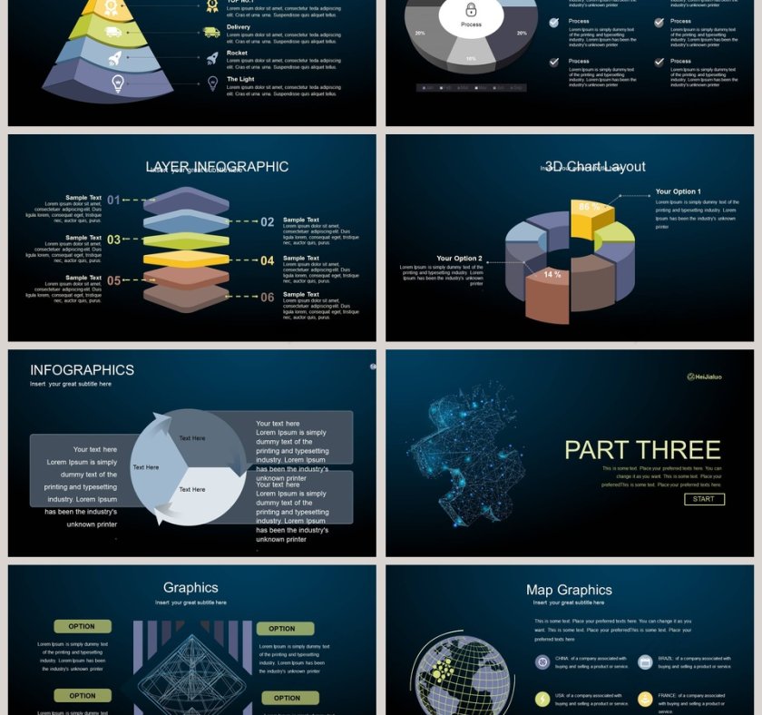 黑色简约大气人工智能PPT第3张