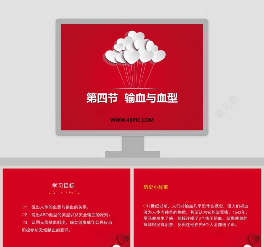 第四节  输血与血型教学ppt课件第1张