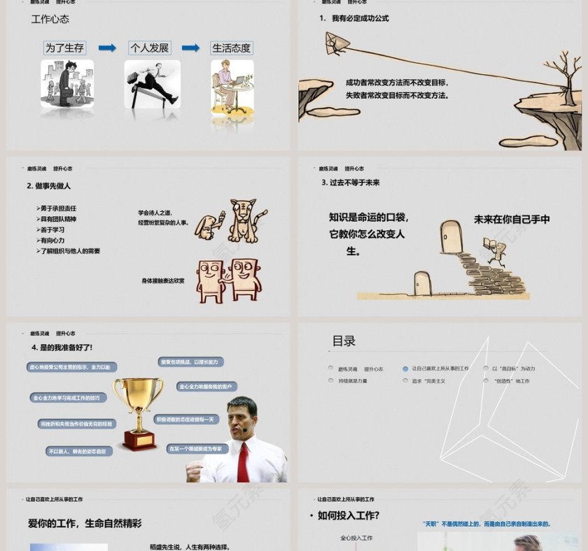 如何从一名大学生成长为优秀员工大学生就业指导PPT模板第2张