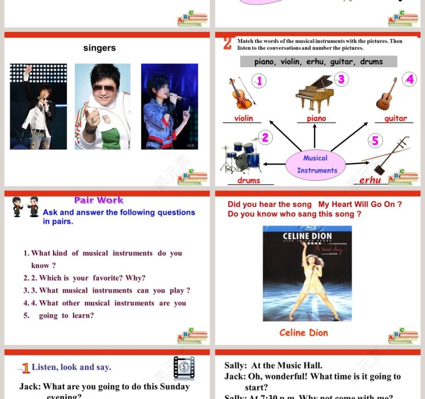 Unit 3  Topic 2-What sweet music教学ppt课件第2张