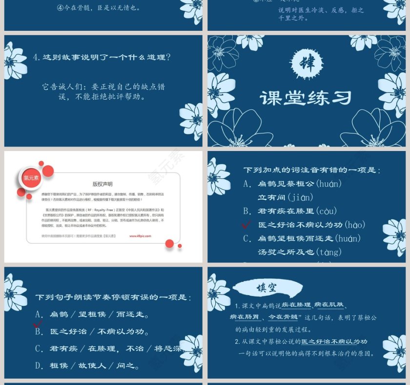 初中语文课件PPT《扁鹊见蔡恒公》   第4张