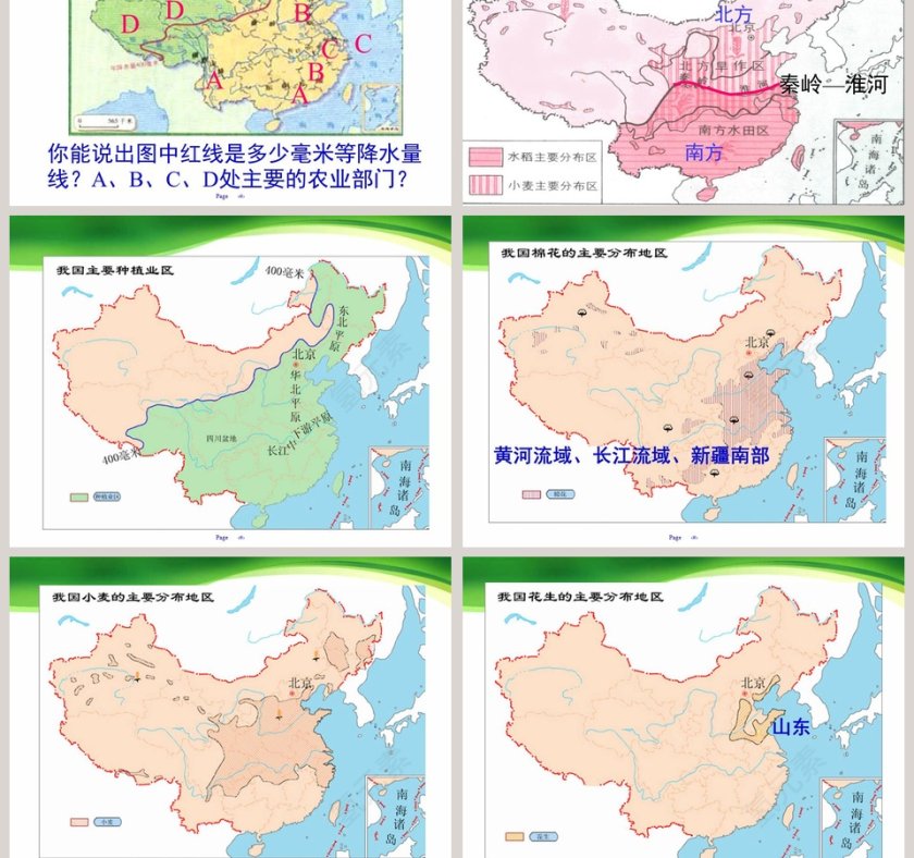 第二节  农业第四章   中国的经济发展PPT模板第7张