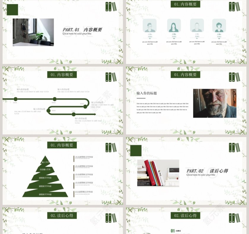 读书分享报告PPT第2张