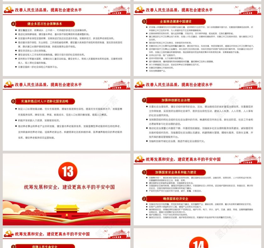 解读国民经济和社会发展第十四个五年规划和2035年远景目标建议专题党课PPT模板第11张