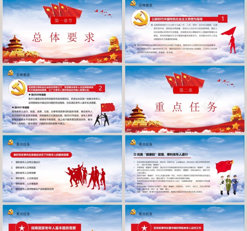 学习解读老年人运用智能技术困难的实施方案专题党课PPT模板第2张