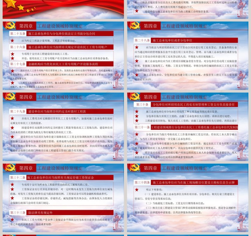 保障农民工工资支付条例解读PPT模板第4张