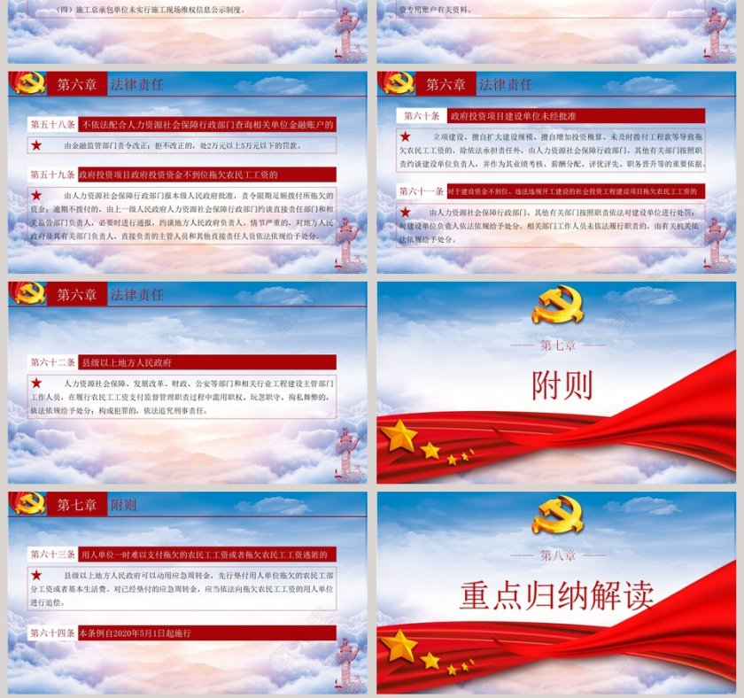 保障农民工工资支付条例解读PPT模板第7张