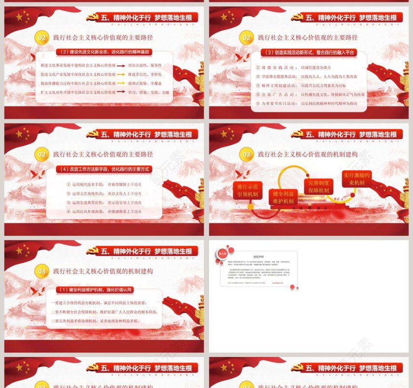 培育和践行社会主义核心价值观PPT模板第11张
