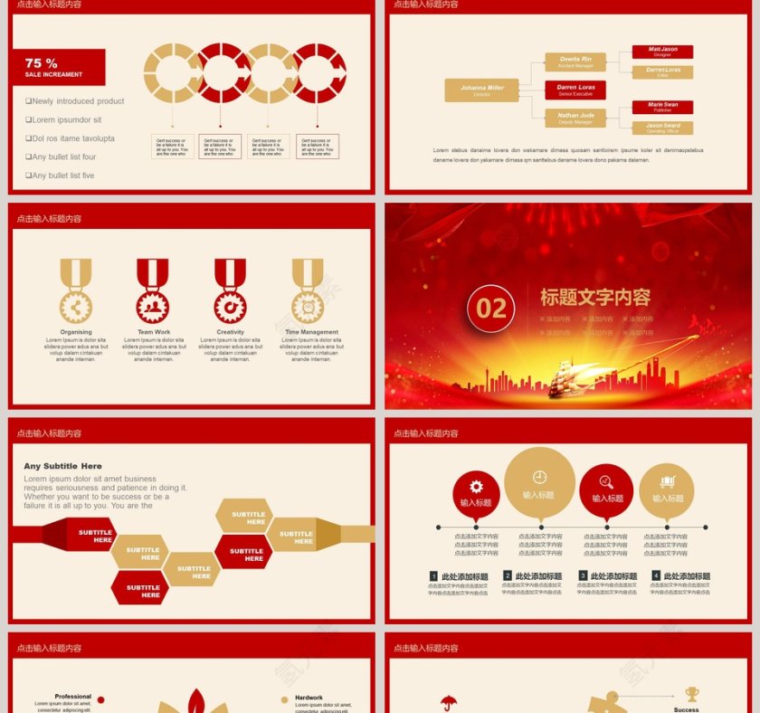 公司年会颁奖总结计划PPT第2张