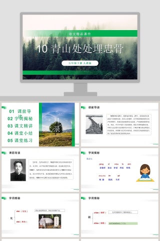 10-青山处处埋忠骨教学ppt课件