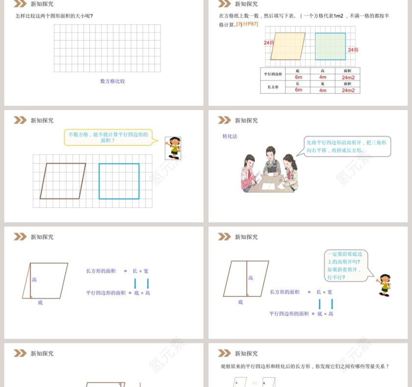 人教版小学数学五年级上册PPT模板第2张