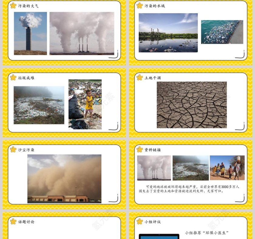 四年级语文上册口语交际我们与环境语文课件PPT第2张