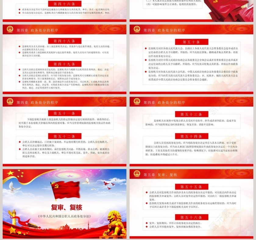 中华人民共和国公职人员政务处分法PPT模板第7张