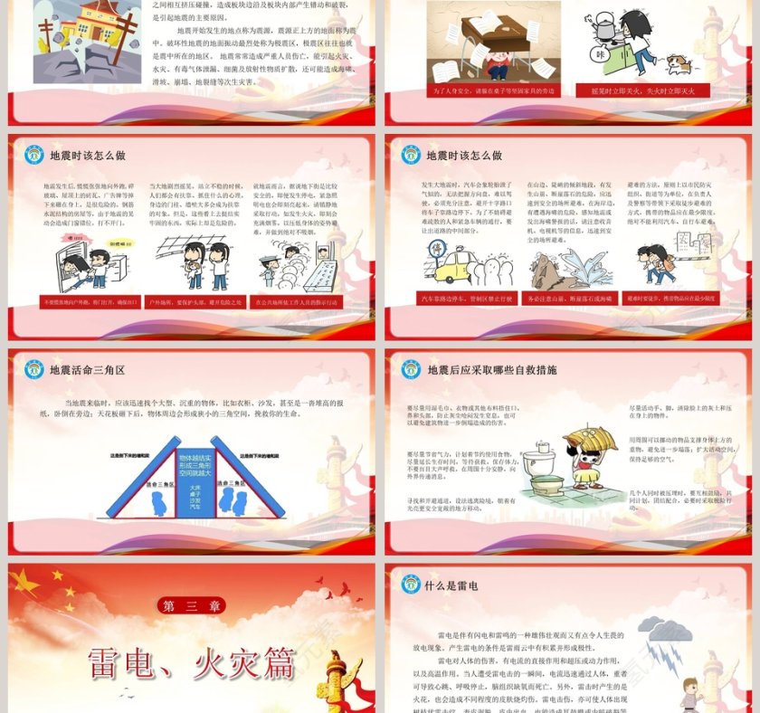 全国防灾减灾日专题讲座PPT第3张