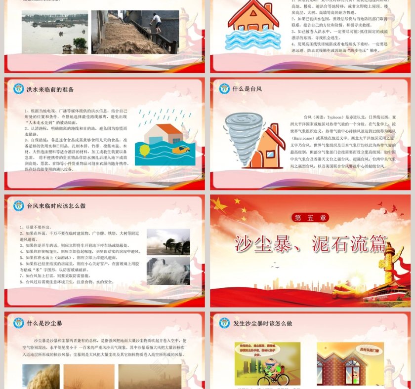 全国防灾减灾日专题讲座PPT第6张