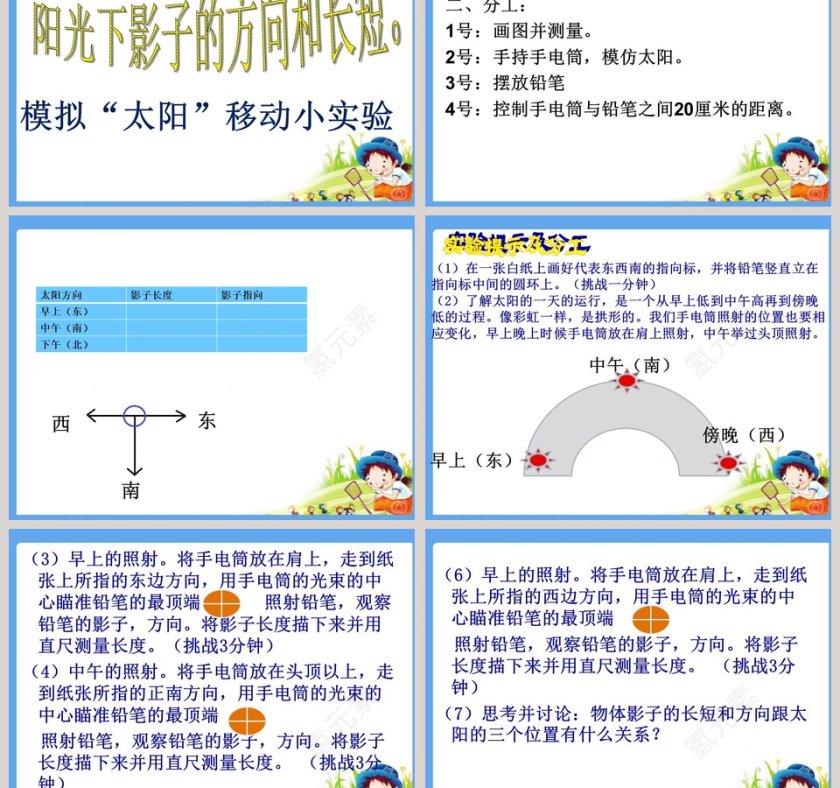 太阳和影子教学ppt课件第3张
