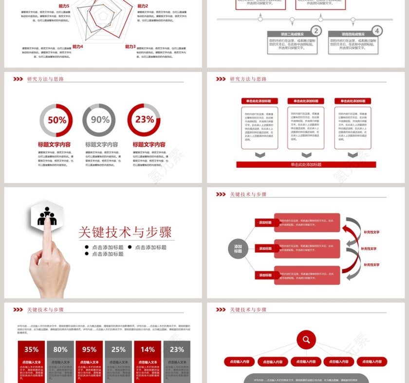 简约清新毕业论文答辩PPT模板第3张