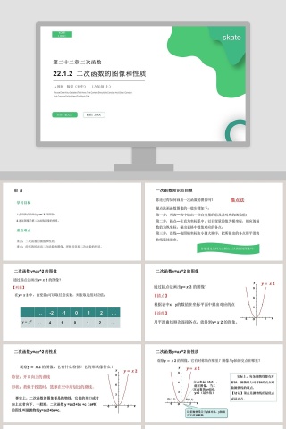 skate老师氢元素时间PPT模板大全
