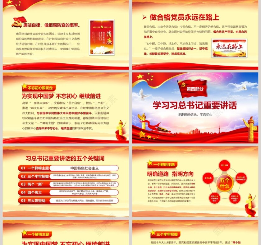 心怀责任勇于担当喜迎十九大党员党课PPT第5张