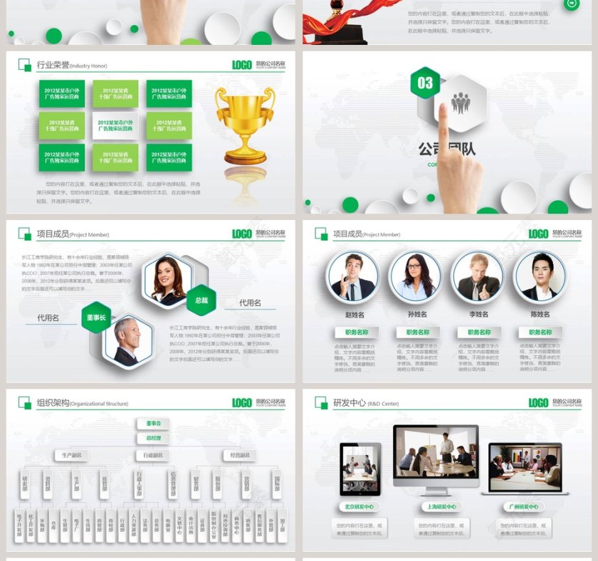 公司介绍产品宣传PPT模板第4张
