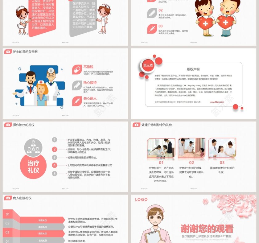护士服务规范与礼仪培训课件PPT模板第6张