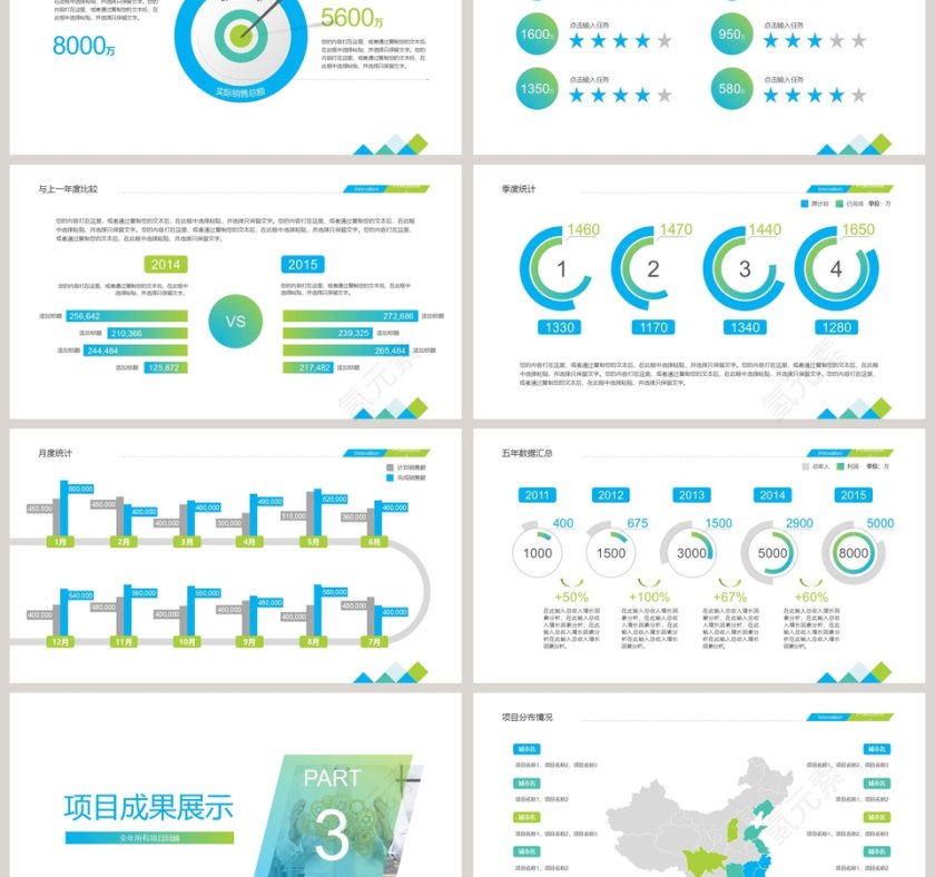 简洁实用年终工作总结新年计划模板第3张