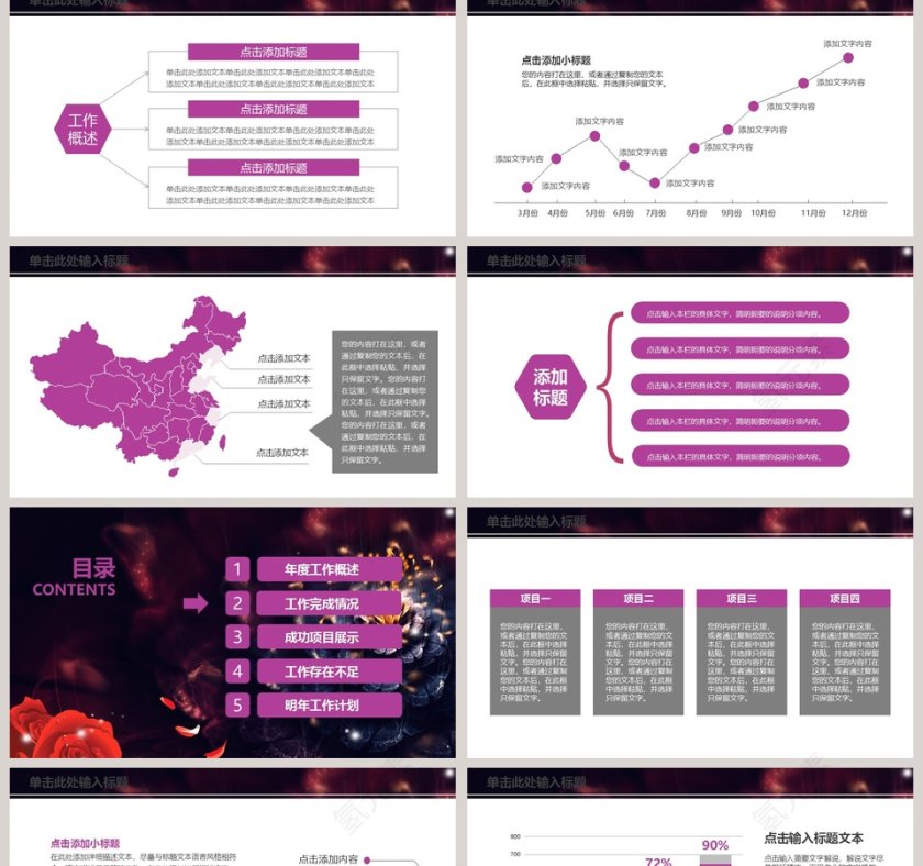 美容行业年终总结PPT第2张