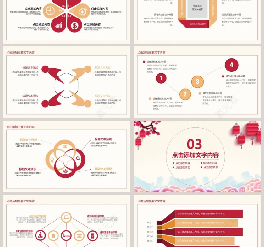 2019公司年会总结计划PPT模板第3张