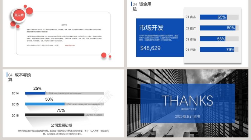 创业融资商业计划书PPT第5张