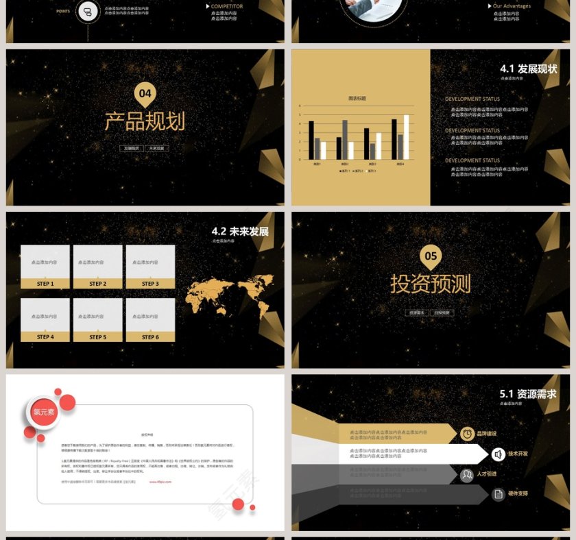 2019商业计划书PPT模板第4张