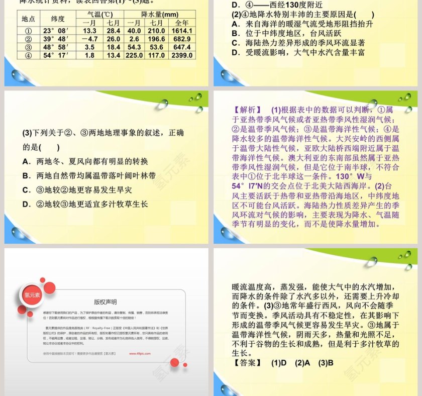 第三章  天气与气候-世界的气候教学ppt课件第11张