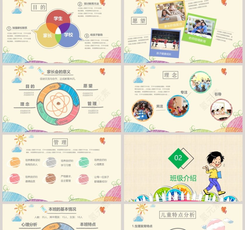 幼儿园家长会PPT课件第2张