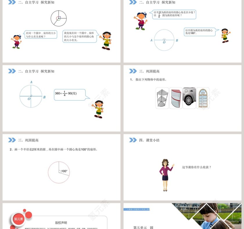 人教版小学数学六年级上册教学ppt课件第2张