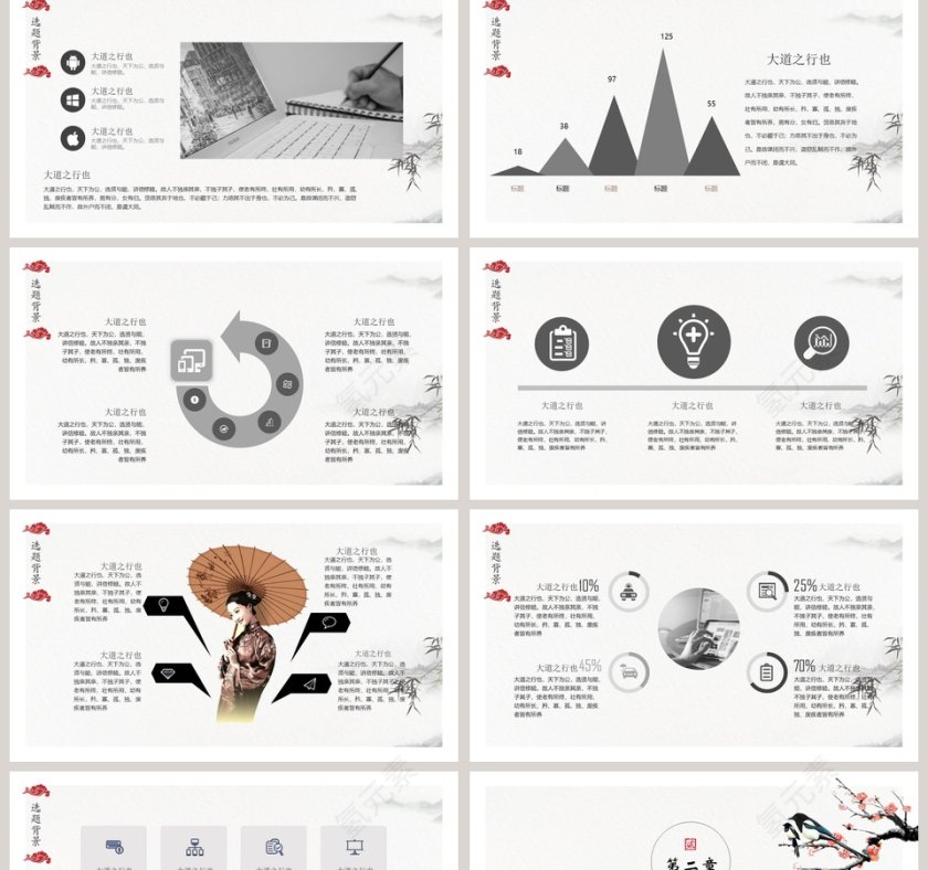 毕业课题论文答辩PPT第2张