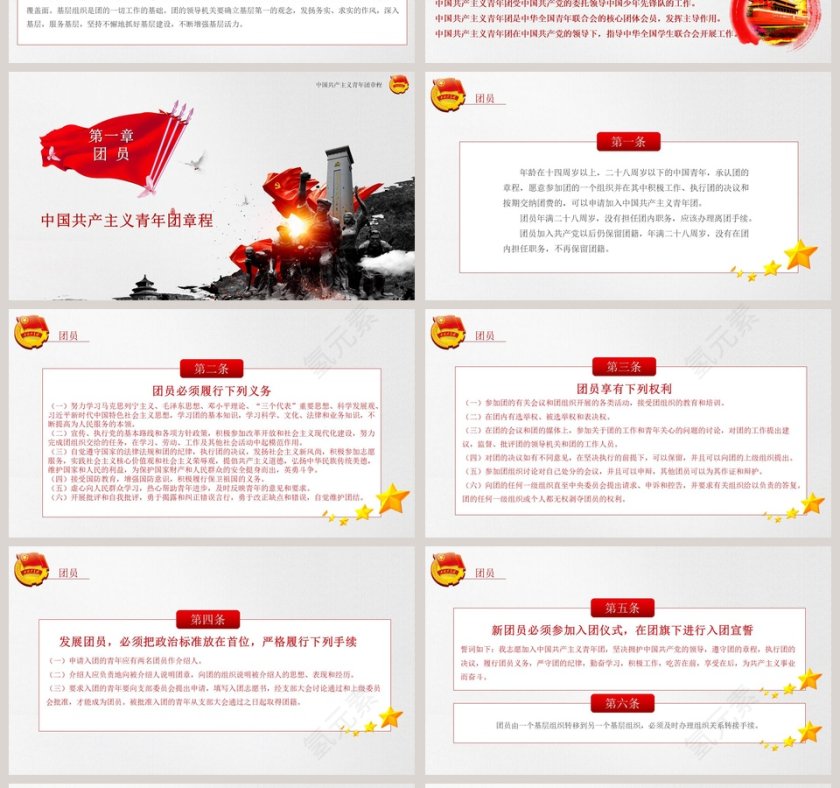 中国共产主义青年团章程ppt第4张