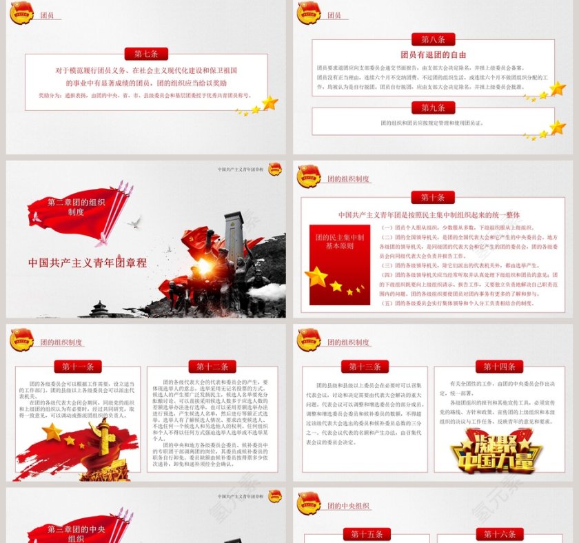 中国共产主义青年团章程ppt第5张