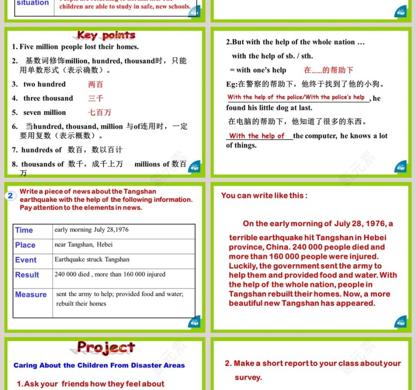 Unit 4  Topic 2-How can we protect ourselves from the earthquake教学ppt课件第4张