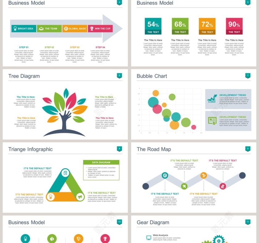 彩色简约英语教学课件ppt第2张