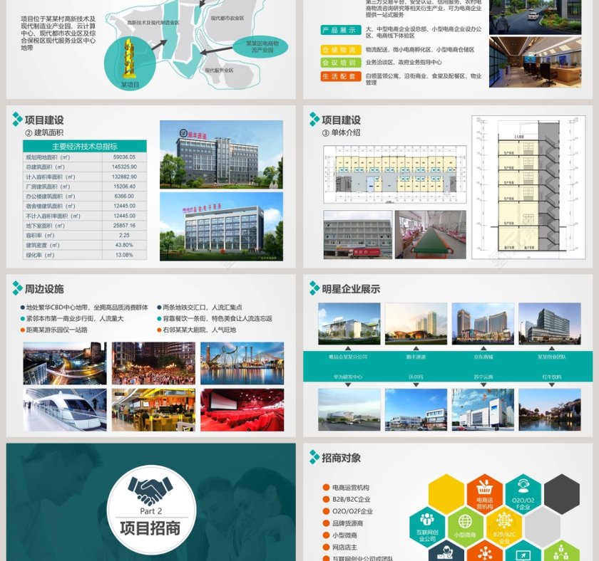 地产创业园工业园项目推介PPT第3张