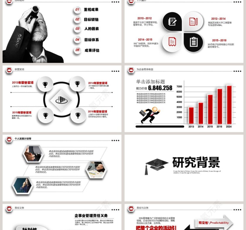 深蓝色清新简洁大气严谨学术风格毕业论文答辩PPT模板     第2张