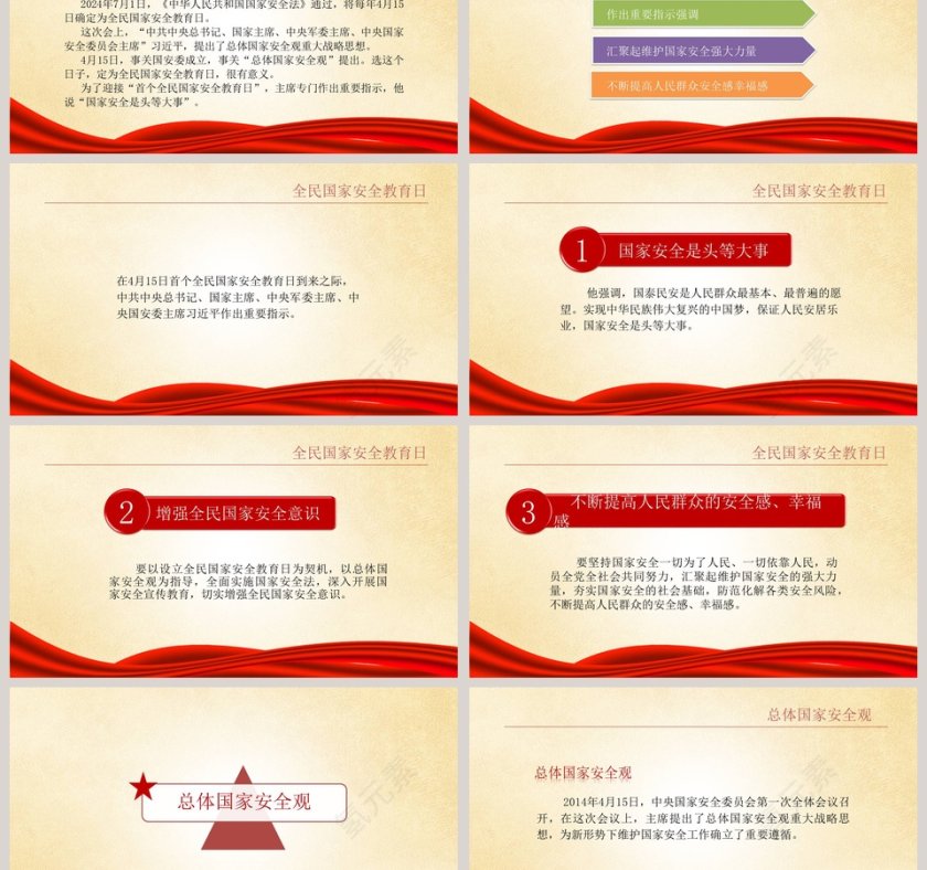 全民国家安全教育日国家安全PPT第3张
