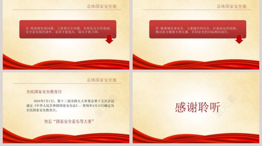 全民国家安全教育日国家安全PPT第5张