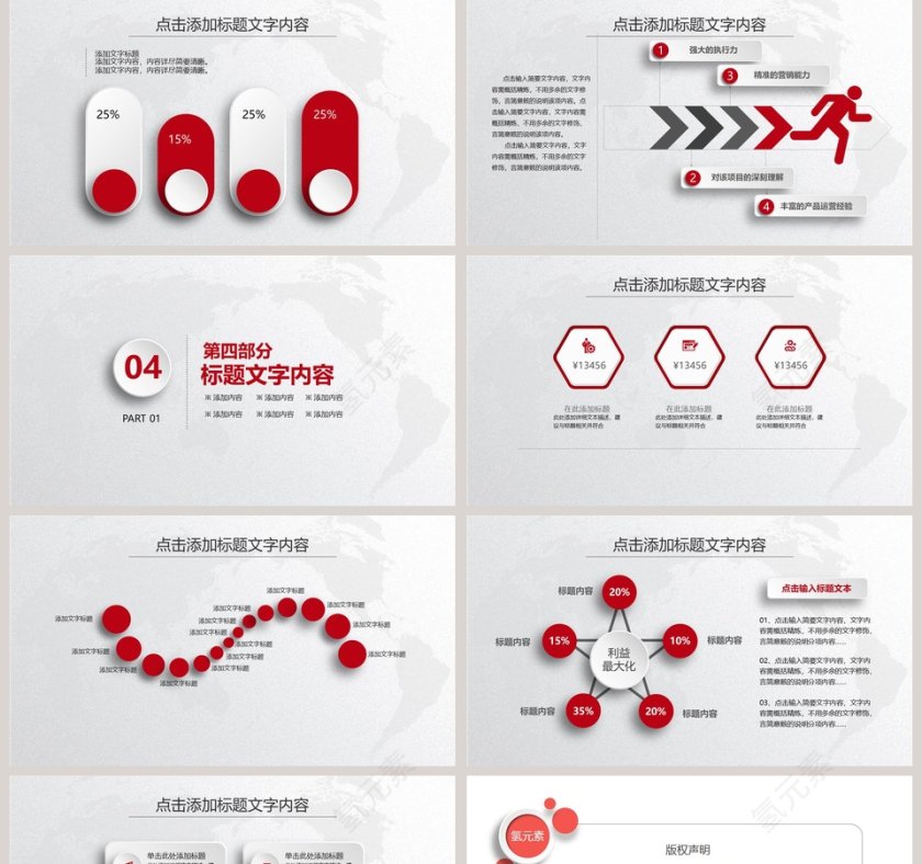 中信银行金融理财总结汇报计划PPT模板第5张