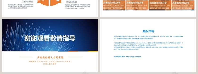 橙色商务融资计划路演汇报总结PPT...第7张