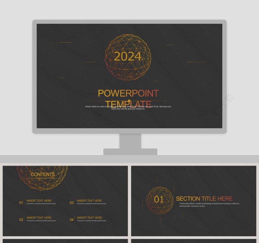 POWERPOINT TEMPLATE PPT 第1张