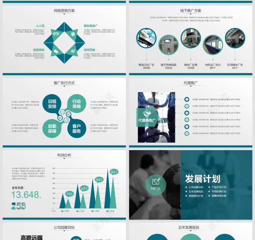 商业融资计划书商业计划书PPT第5张