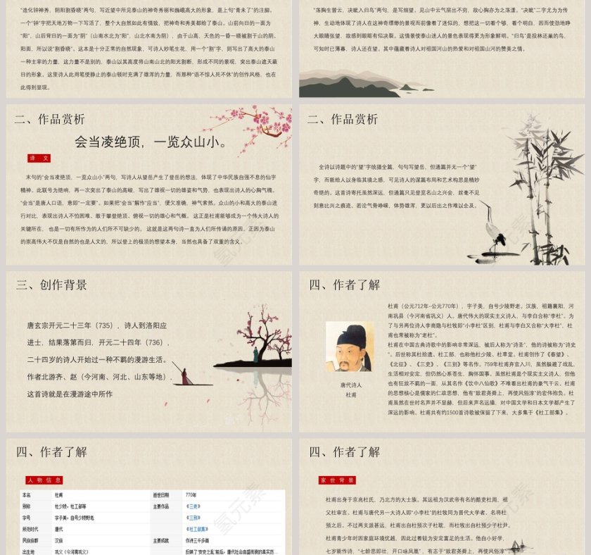 八年级语文课件《望岳》PPT第3张