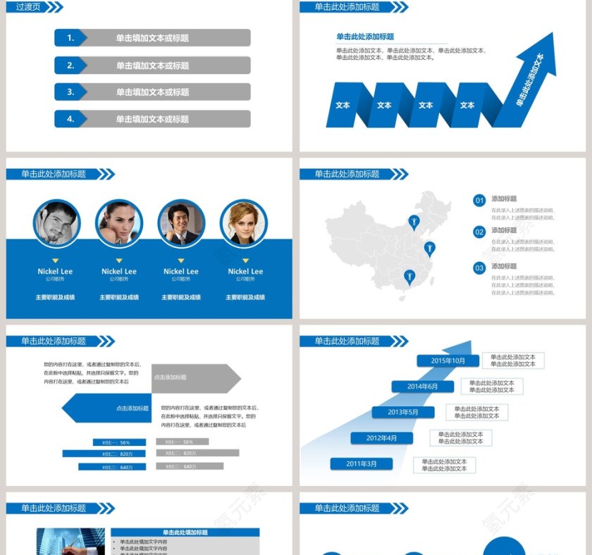 财务报告数据分析PPT模板第2张